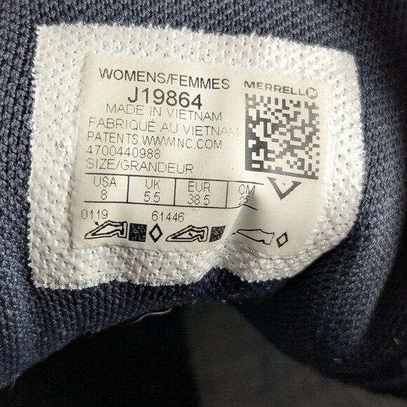 Merrell Reverb Women's Size 8 Mesh Breathable Trail Running Sneakers - Picture 10 of 11